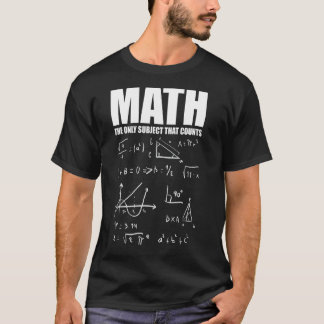 Camiseta Diversão de Nerd de Matemática 2