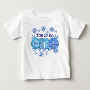 Camiseta Diversão de Neve Congelada para ser Um