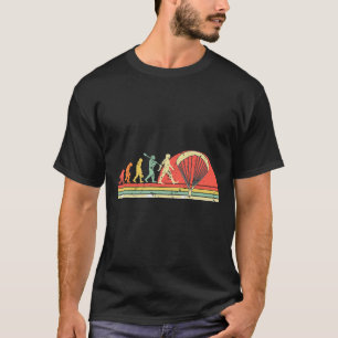Camiseta Diversão de Paraquedismo Vintage Retro Evolução do