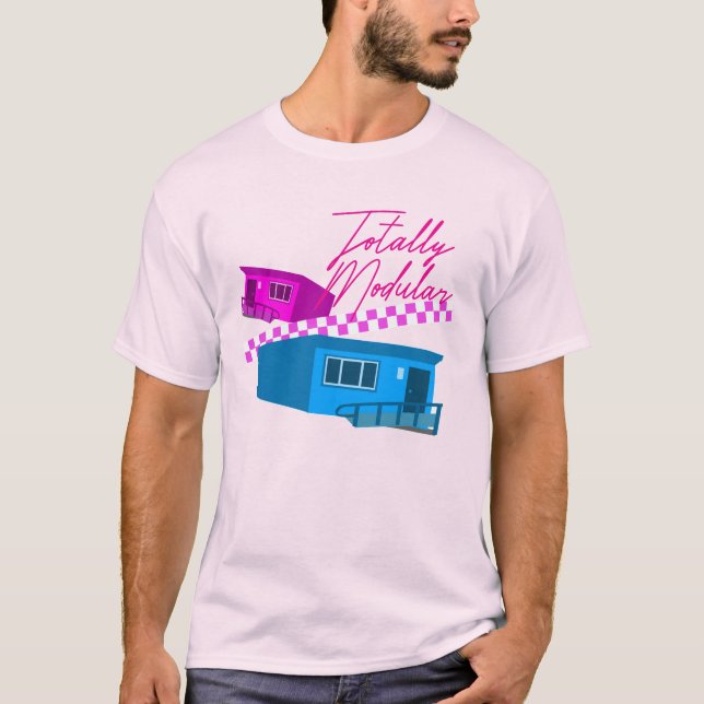 Camiseta Diversão De Slogan Portátil Retro Totalmente Modul (Frente)