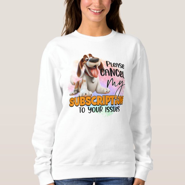 Camiseta Diversão de subscrição de texto artístico (Frente)