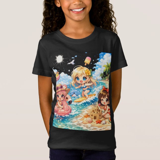 Camiseta Diversão de verão (Frente)