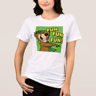 Camiseta Diversão divertida do Yogi Bear