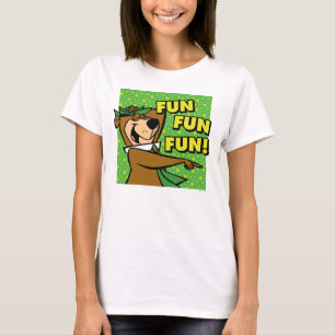 Camiseta Diversão divertida do Yogi Bear