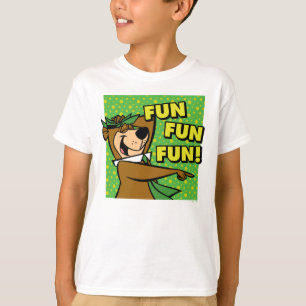 Camiseta Diversão divertida do Yogi Bear