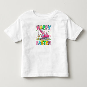 Camiseta Diversão do Coelhinho da Páscoa na Construção