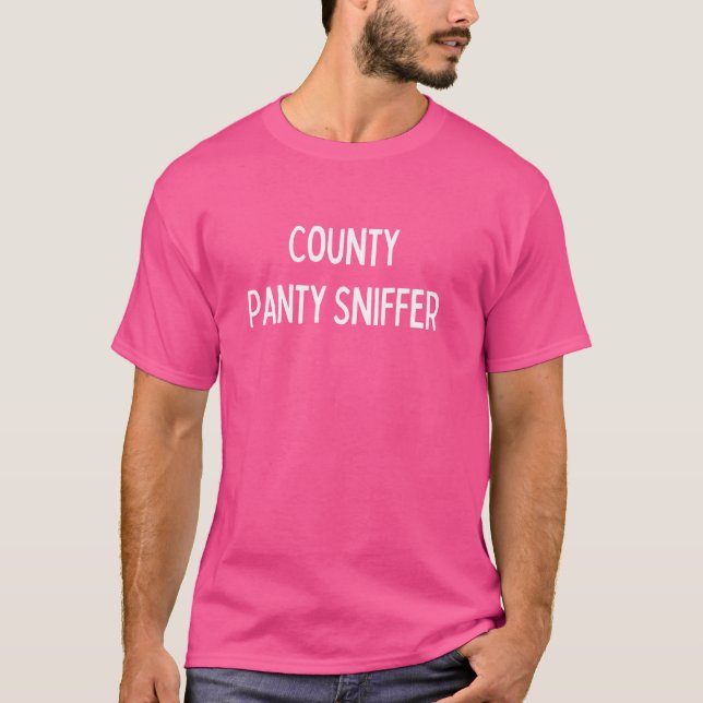 Camiseta Diversão do Condado de Panty Sniffer (Frente)