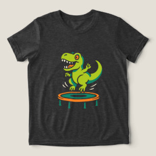 Camiseta Diversão do Dino Saltitante