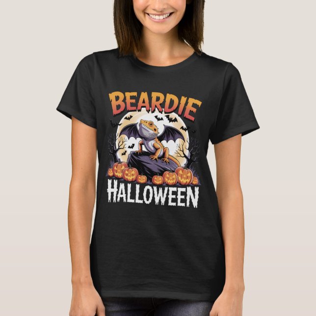 Camiseta Diversão do Dragão do Halloween (Frente)