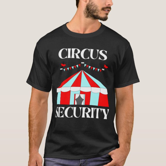 Camiseta Diversão do Halloween de Segurança do Cir (Frente)