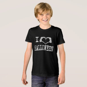 Camiseta Diversão do Halloween Heart Lover