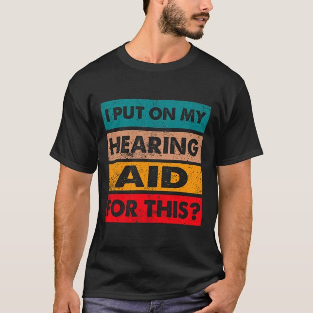 Camiseta Diversão do orgulho surdo Sinal de consciência Lín (Frente)