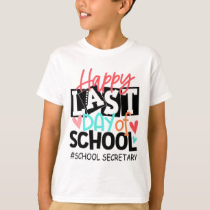 Camiseta Diversão Do Último Dia De Graduação Da Secretária 