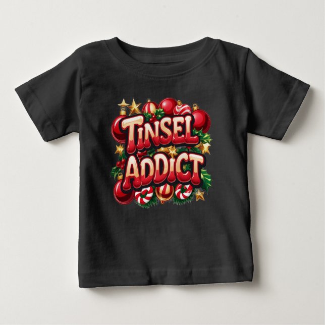 Camiseta Diversão do viciado em Tinsel (Frente)
