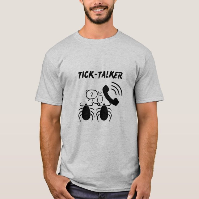 Camiseta Diversão e captura "TICK-TALKER" (Frente)