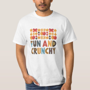 Camiseta Diversão e crocante
