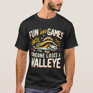 Camiseta Diversão e Jogos Até que Alguém Perca um Olho-de-P