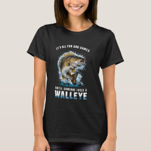 Camiseta Diversão e Jogos Até Que Alguém Perca Um Pescando