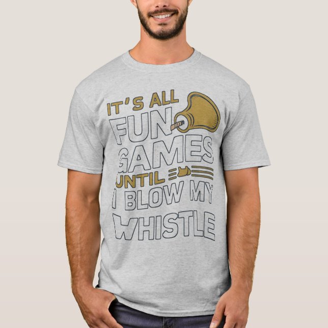 Camiseta Diversão e Jogos Referem Aspas Design (Frente)