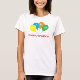 Camiseta Diversão em ser um aninho