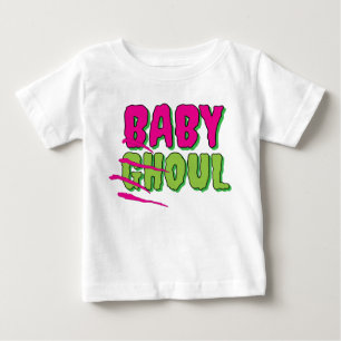 Camiseta Diversão Engraçada Ghoulish Cute 'Baby Ghoul' T -