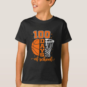 Camiseta Diversão Esportiva Basquete 100 Dias de Escola Vin