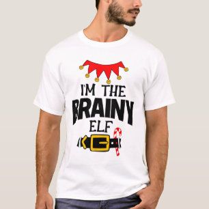 Camiseta Diversão Eu Sou O Elfo Inteligente Fantasias Natal