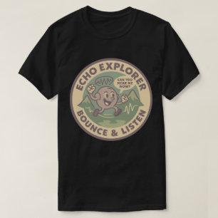 Camiseta Diversão Explorador de Audição Retro