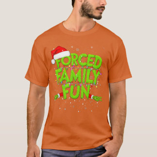 Camiseta Diversão Familiar Forçada Natal s Família Combinan
