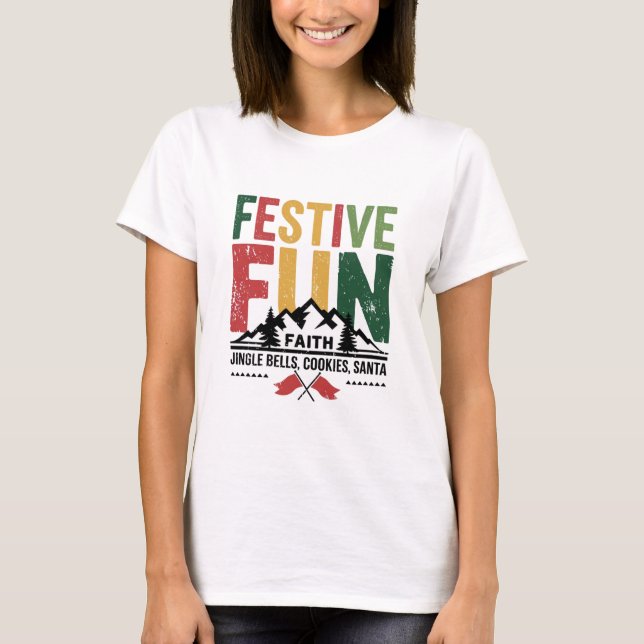 Camiseta Diversão Festiva (Frente)