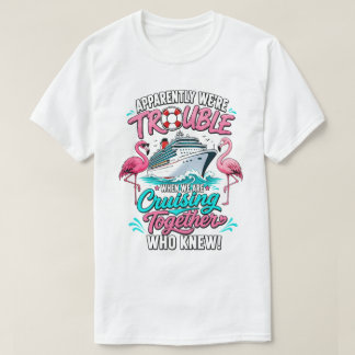 Camiseta Diversão Flamingo Problema Cruzeiro Gráfico