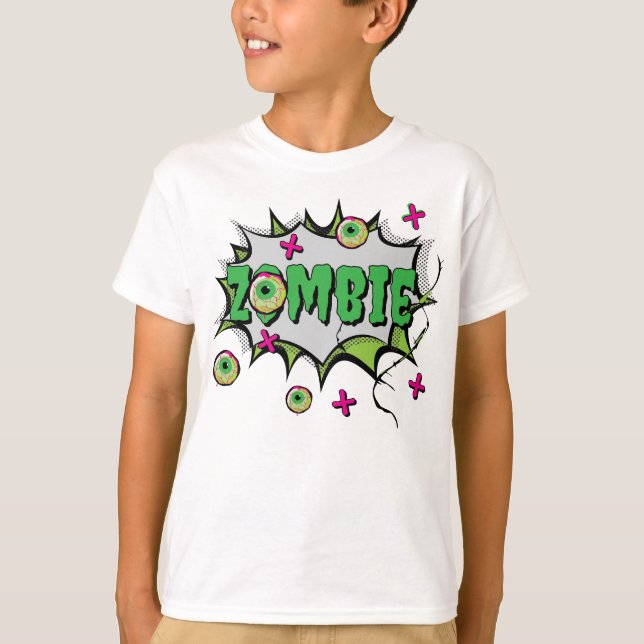 Camiseta Diversão Funky Zombie Halloween (Frente)