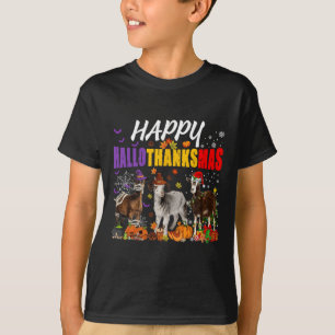Camiseta Diversão Goats Mummy Pilgris Papais noeis Costume