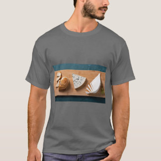Camiseta Diversão Gráfica para Amantes de Queijo