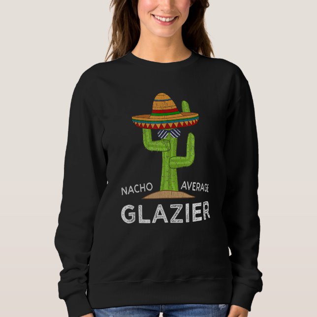 Camiseta Diversão Hilariant Glassing Worker Meming Glazier (Frente)