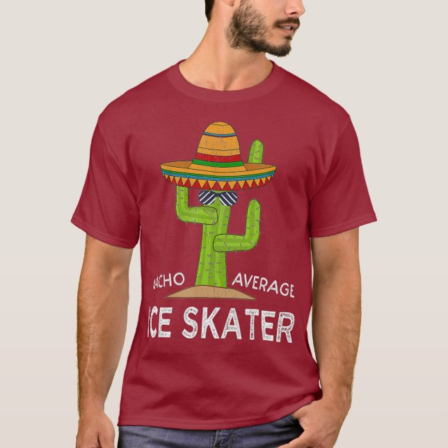 Camiseta Diversão Hilariant Ice Skating Memória Dizendo Gel (Frente)