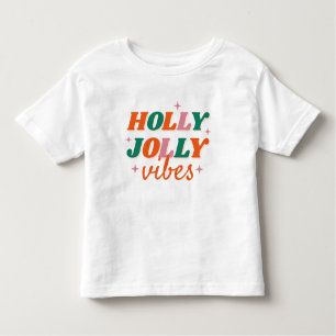 Camiseta Diversão Holly Jolly Vibes Design de Natal