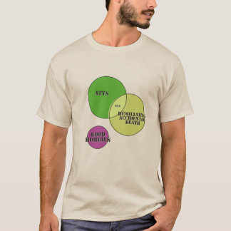Camiseta Diversão Humilhante da Morte Acidental Bons Hobbie