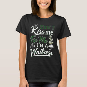 Camiseta Diversão irlandesa Não me beije me dê uma dica Eu