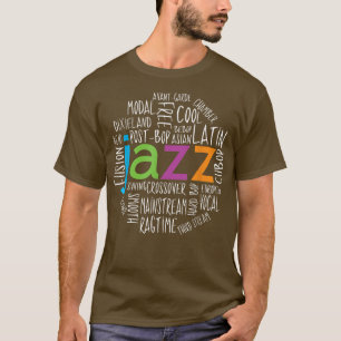 Camiseta Diversão Jazz Genres