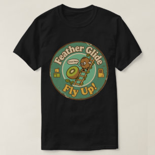 Camiseta Diversão Kiwi Subindo Vintage Quase Lá