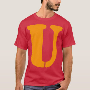 Camiseta Diversão - Letra U alfabeto Professor Jardim de In