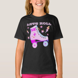 Camiseta Diversão Lets Roller Rastreando Retro Novinho Cor-