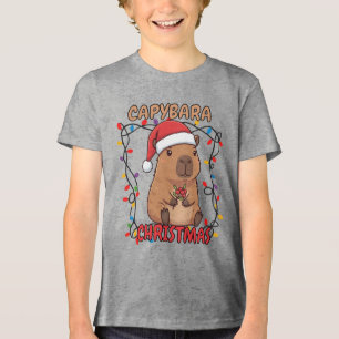 Camiseta Diversão Luzes de Natal do Capivara Festa