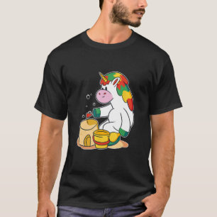 Camiseta Diversão Mágica do Unicórnio e Whimsical para Unic