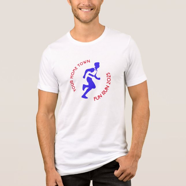 Camiseta Diversão / Maratona / Design do Dia do Esporte (Frente)