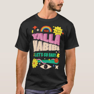 Camiseta Diversão Muçulmana Habibos Dúvida Árabe Yalla Habi
