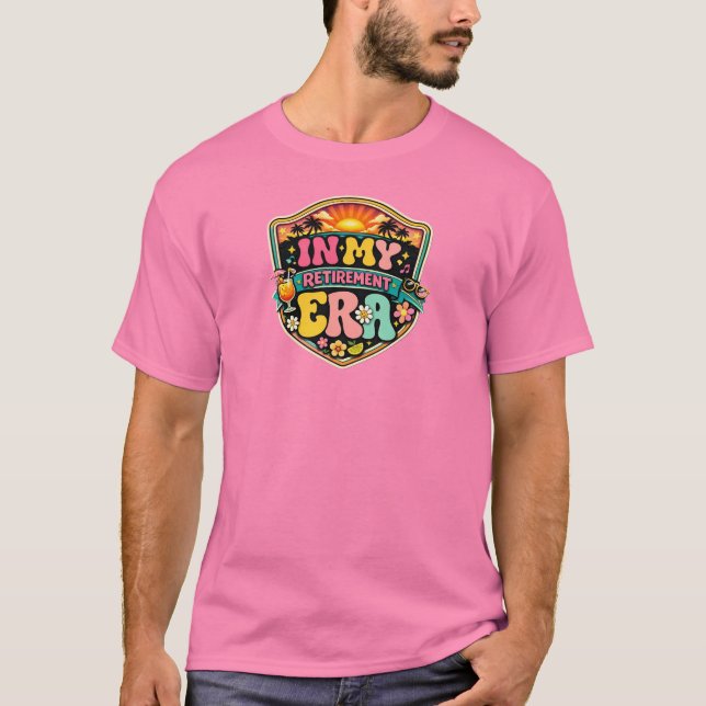 Camiseta diversão na aposentadoria (Frente)