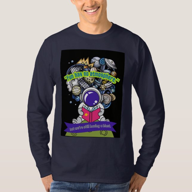Camiseta Diversão não tem atmosfera (Frente)