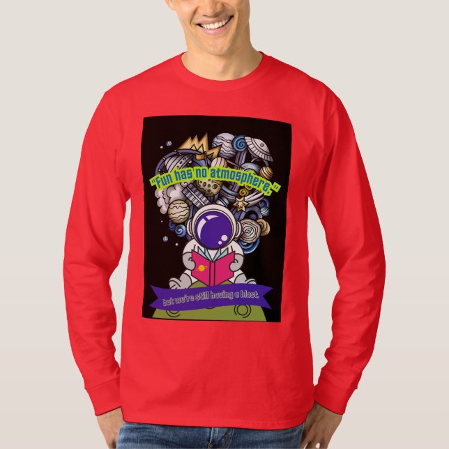 Camiseta Diversão não tem atmosfera (Frente)